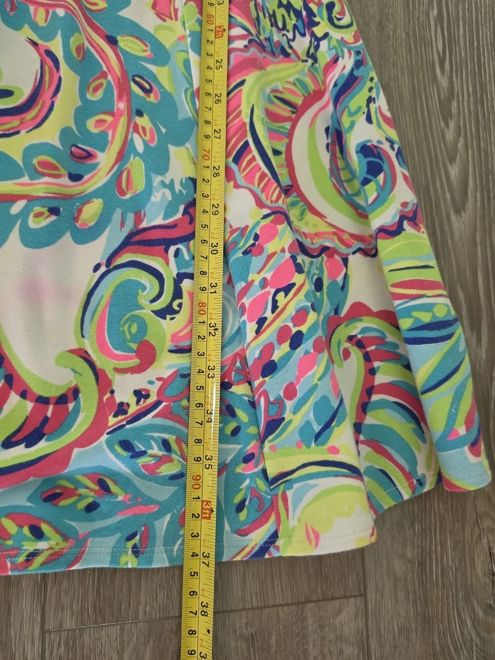 Lilly Pulitzer White Multicolor Paisley V-Neck Sleeveless Mini Dress - Picture 7 of 8